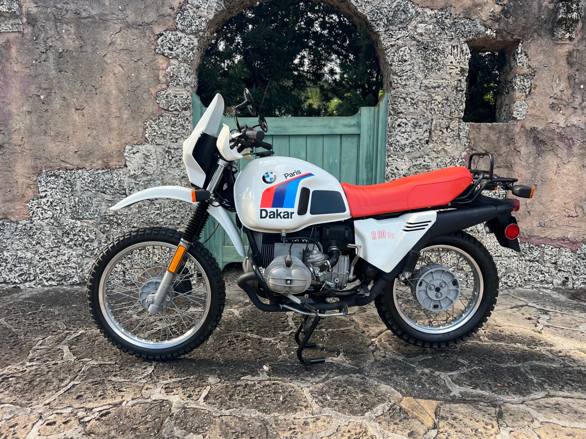 GUILOY - BMW R80G/S Paris-Dakar - Moto Miniature - Bon état (sans Carénage Tête Fourche)